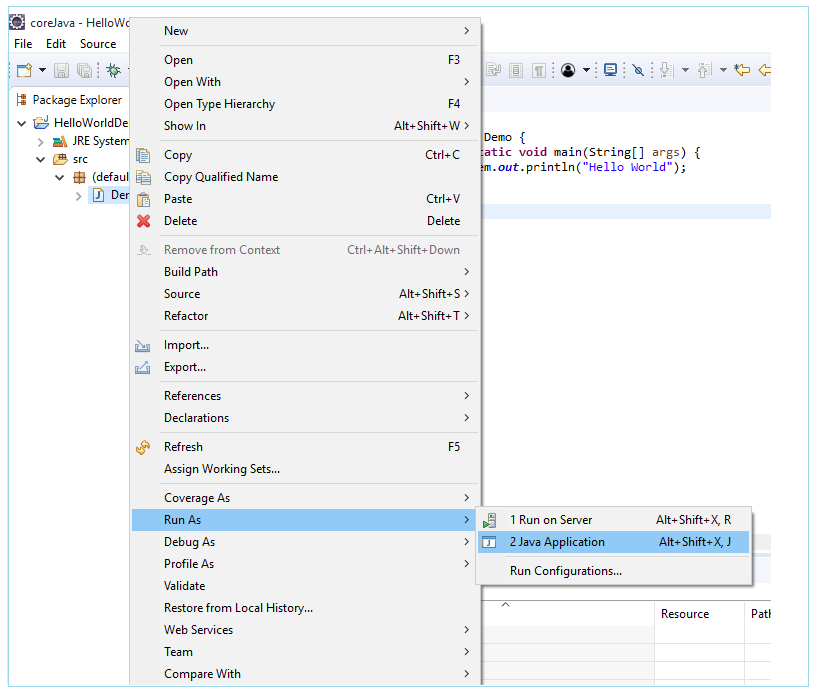 Java program Using Eclipse - java4coding