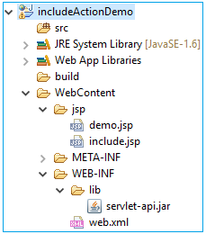 include action tag in JSP - java4coding