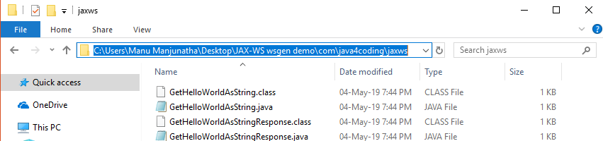 wsgen example - java4coding